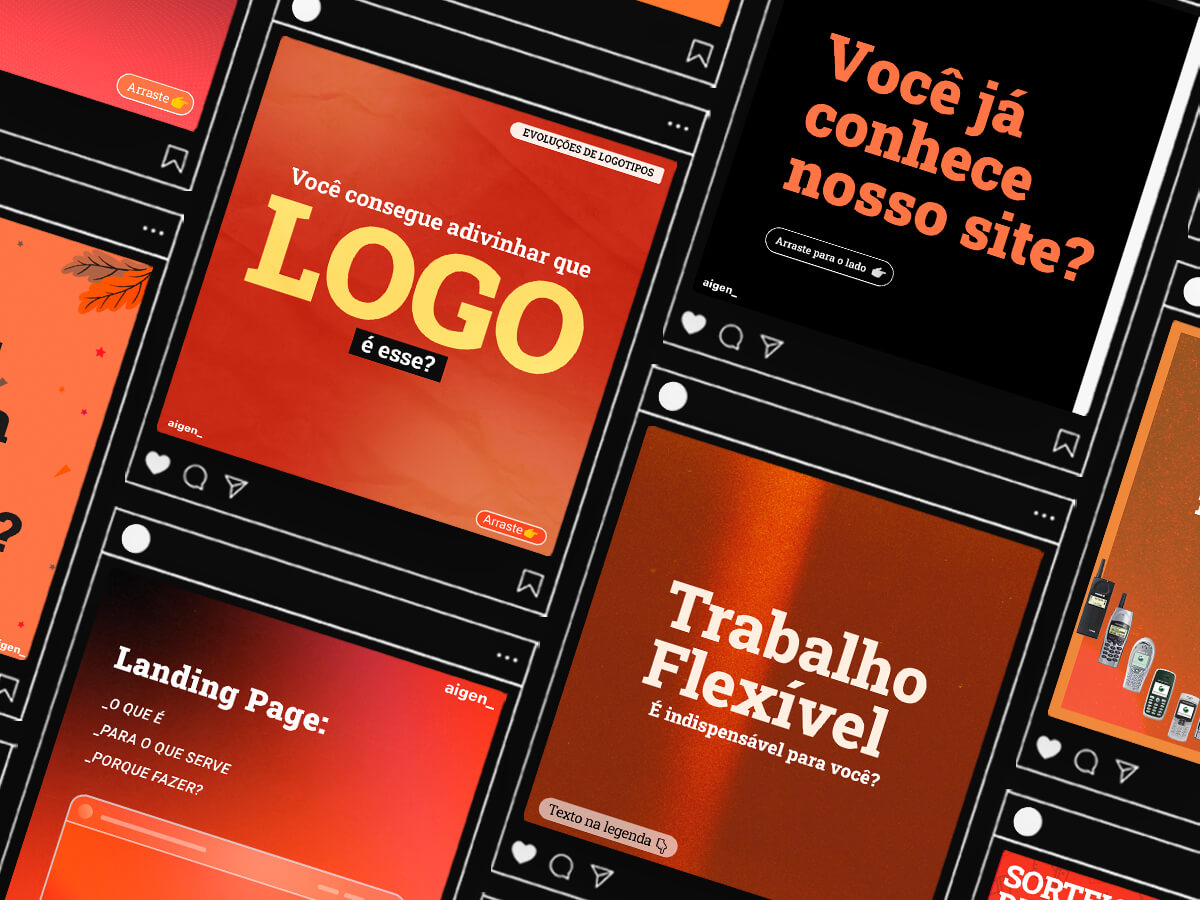 Criação de Posts - Aigen Soluções Digitais